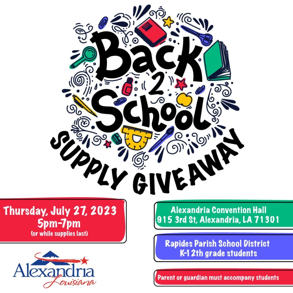 BACK TO SCHOOL SUPPLY GIVEAWAY